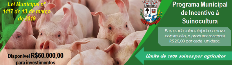 PROGRAMA MUNICIPAL DE INCENTIVO À SUINOCULTURA